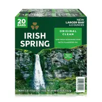 在飛比找PChome24h購物優惠-Irish spring 運動香皂-113gX20入