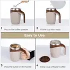 Magnetic Electric Mug Cup Automatic Self Stirring Mixing Mug Cup Coffee Tea AU