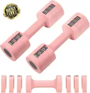 Adjustable Dumbbells Set of 2,1-2.5kg Hand Weights for Full-Body Workout,Home Gy