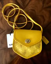Coach ORIGINALS Horse & Carriage Mini TURNLOCK FLAP POUCH 15 Crossbody Bag