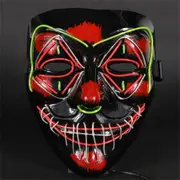 Killer Clown Led Costume Mask