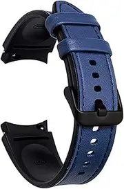 [FSARTVBF] Durable Leather Strap Fit For Samsung Fit For Galaxy Watch 4 Watch4 40mm/Watch4 44mm/Watch4 Classic 42mm/Watch4 Classic 46mm Bracelet Strap(5,Watch4 Classic 46mm)