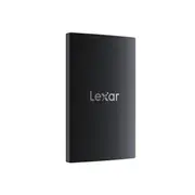 Lexar SL500 Portable SSD 2TB, with magnetic assembly for attaching to smartphones or camera with MagSafe. 5 year Wty, Black LSL500M002T-RNBNG