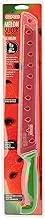 Dexas 11 inch Melon Slicing Knife, Red Blade with Green and Red Handle