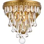 Elegant Lighting 1219W9BR/RC Nordic 1 Light 8 inch Brass Wall Sconce Wall Light