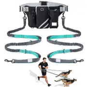 Waist Belt Reflective Strip Bungee Dog Lead