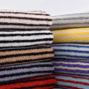 160x45cm Fine Striped Jacquard Fleece Fabric Clothing Handmade Clothing Fabrics