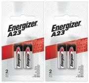4 (2x2) Energizer A23 12 Volt 23AE 21/23 GP23 23A 23GA MN21 12v Batteries