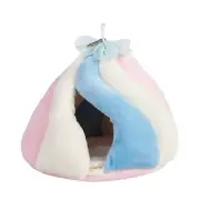 Hamster Hanging Hammock Cage Plush Tent for Play Rest House Marshmal