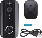 Aswalling Doorbell Camera, 1080P Wire Less Doorbell Camera WiFi Network Connection, Voice Conversion,2 Way Talk