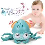 Baby Toys for 2-3 Year Old Octopus Dancing Crawling with Lights Boy Girl Gifts
