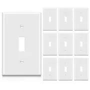 Toggle Light Switch Wall Plate, 1-Gang Switch Plate Cover, Standard Size, Unb...