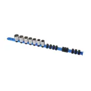 17 Piece of Kincrome 3/8" Square Drive Socket Clip Rail - Plastic Material