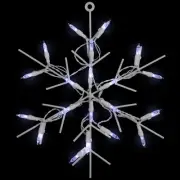 Northlight 12" B/O LED Lighted Snowflake Christmas Window Silhouette with Timer