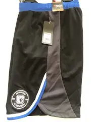 NWT Mens And1 Black & Blue Basketball 10” Inseam Gym Shorts Size Medium