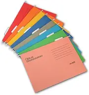 UTHCLO 8Pcs Hanging File Holder Organizer Mixed Color Paper Document Storage for Office and Home Use Wear Resistant Frame with Classification Labels for Easy Access