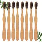 Organic Neem Toothbrush for Adult |Charcoal Activated Soft Bristles - Pack of 8