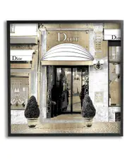 Chic Fashion Glam Storefront Framed Giclee Wall Art by Madeline Blake
