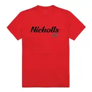 Nicholls State University Colonels NSU NCAA Cotton Script Tee T Shirt