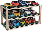 Parking lot Model Underground Garage Scene Display Stand Display Cabinet 1:32 Alloy car Toy car Storage Rack Simulation Parking lot Mode(Third Floor)
