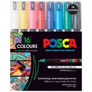 POSCA PC-1MR Paint Markers Assorted 16 Pack