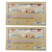 2x Kaper Kidz Rose Garden Wooden Bead Jewellery Kit Kids/Childrens Toy 4Y+