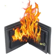 Magic Trick Fire Flaming Wallet Leather Street Show Demon Wallet Huge Flame
