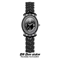 在飛比找Yahoo!奇摩拍賣優惠-現貨手錶腕錶BS新款熱銷手錶廠家直銷外貿酷炫黑色走珠時來運轉