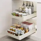 Kitchen Cabinet Pull-Out Storage Drawer - Noise-Free Soft-Close, 43x40cm Organiz
