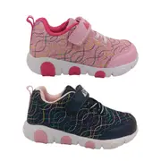 Activ Swirl Girls Sneaker Light Up sole Hook and Loop Strap Light Casual