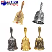 Engraved Hand Bell Call Bell Handheld Bell For Wedding School Christmas Party AU