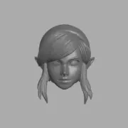 Legend of Zelda Link custom head for video game action figures