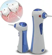 Portable Water Flosser Cordless Dental Oral Irrigator with 2 Nozzles, 3-Speed Adjustment, Low Noise, USB Charged for 30-Days Use,Blue