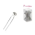 Le kikke crystal box light point hairpin of 24 pieces