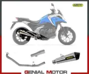 Full Exhaust Arrow X-kone Nichrom Honda Nc 750 X 2021