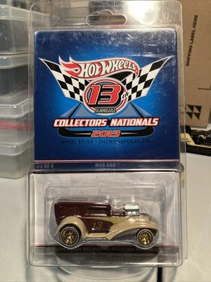 HOTWHEELS 13th NATIONALS CONVENTION 2013 MOB ROD w/REAL RIDERS LOW NUM #434/1100