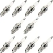 10X Spark Plug F7TC GX120 GX160 GX200 GX240 GX270 GX340 GX390 Generator Lawnmower Tractor Rototiller Water Pump Gokart Mini Bike