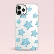 iPhone 16 15 14 13 12 11 Pro Max Plus Case Clear Shockproof Cute Blue Star Cover
