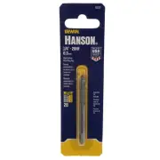 Irwin Hanson 8123 1/4"-28NF High Carbon Steel Plug Tap
