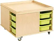 Kids Activity Play Table with 12 Storage Trays