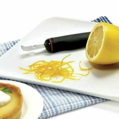 Norpro Grip-EZ Handle Stainless Steel Blade Citrus Lemon Zester / Peel Stripper