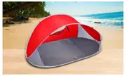 Pop Up Red Camping Tent Beach Portable Hiking Sun Shade Shelter
