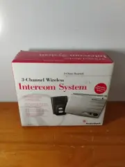 Radio Shack 3 Channel Home Intercom Doorbell Wireless 43-3101 New In Box