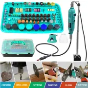 388Pc Electric Rotary Tool Accessories Dremel Bits Drill Grinder Sander Polisher