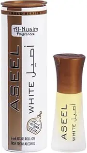 Generic White Attar Roll-On Fragrance, 6ml, Alcohol-Free