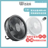 在飛比找蝦皮商城優惠-【Wiser嚴選】7吋 LED循環扇 DC電風扇 空氣循環扇