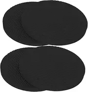 MOBUTOFU 2 Pairs Sports Cushion Support Soft Knee Pads for Women Cushions Yoga Knee Support Yoga Accessories Men Pad Women Accessories Large Exercise Thick Exercise Supply Black Tpe