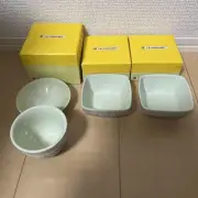 LE CREUSET Teacups & Saucers Kobachi Wasabi White Tableware