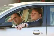 Andy Barker P I Tony Hale as Simon Andy Richter as Andy Barker TV Old Photo 5