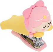 JEWEDECO Cute Mermaid Mini Stapler Portable Aesthetic Desk Accessory for Office School Stylish Fun Design for Stapling Papers Documents and Notes for Students and Professionals